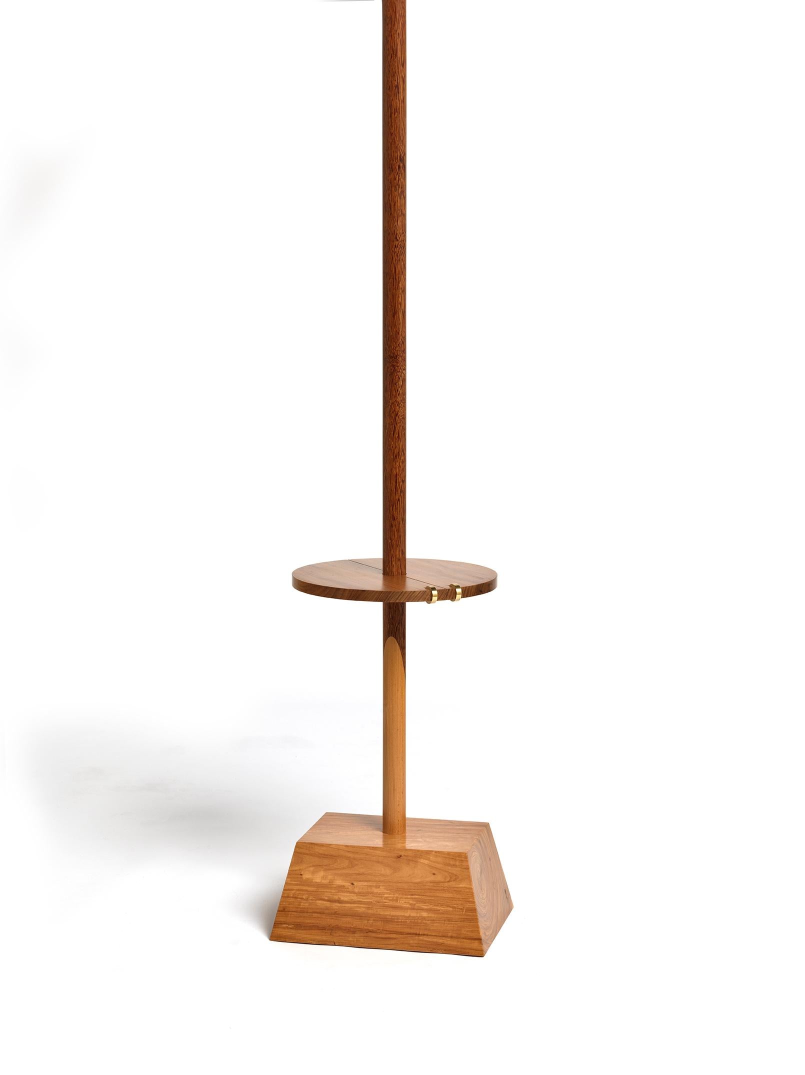 Hand-Crafted Hat Stand or Coat Rack in Tropical Hardwood by Ricardo Graham Ferreira