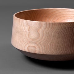 Handcrafted Turned Ash Bowl