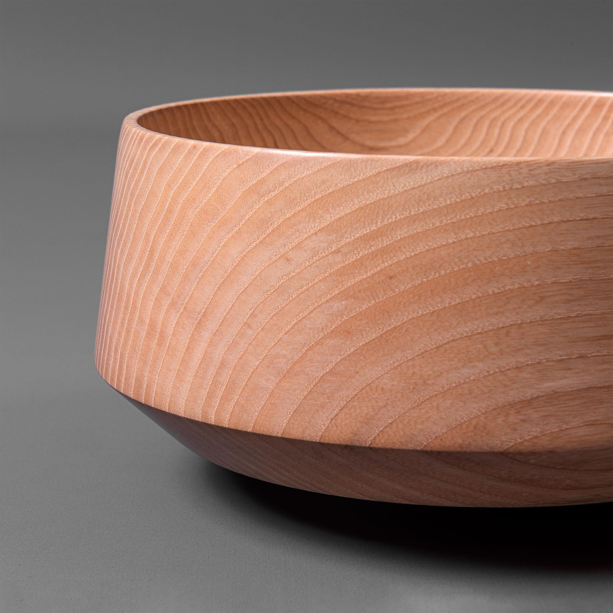 Fine traditionally hand-crafted and turned Ash Koben bowl. These are handmade to the very best quality in London, England.
Finished in food safe oils.
A beautiful and unique piece of handmade contemporary design with a technique that dates back