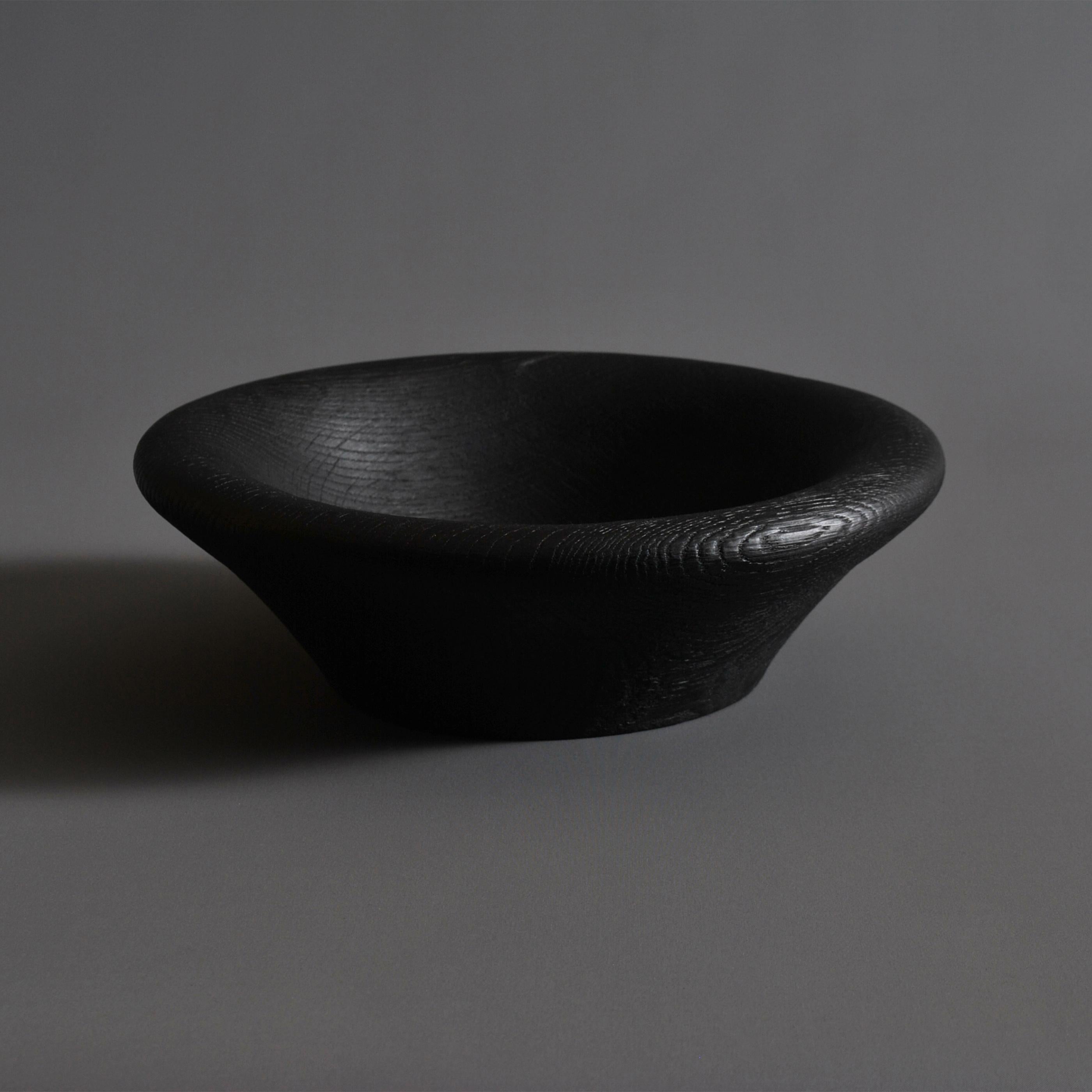 Organic and natural traditionally hand-crafted and turned Oak Japanese Yakisugi bowl. These are handmade to the very best quality in London using traditional techniques.
Finished in food safe oil.
A beautiful piece of handmade contemporary design
