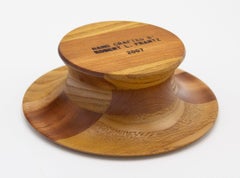 Handgefertigte Schale aus gedrechseltem Holz von Franz Woodworks