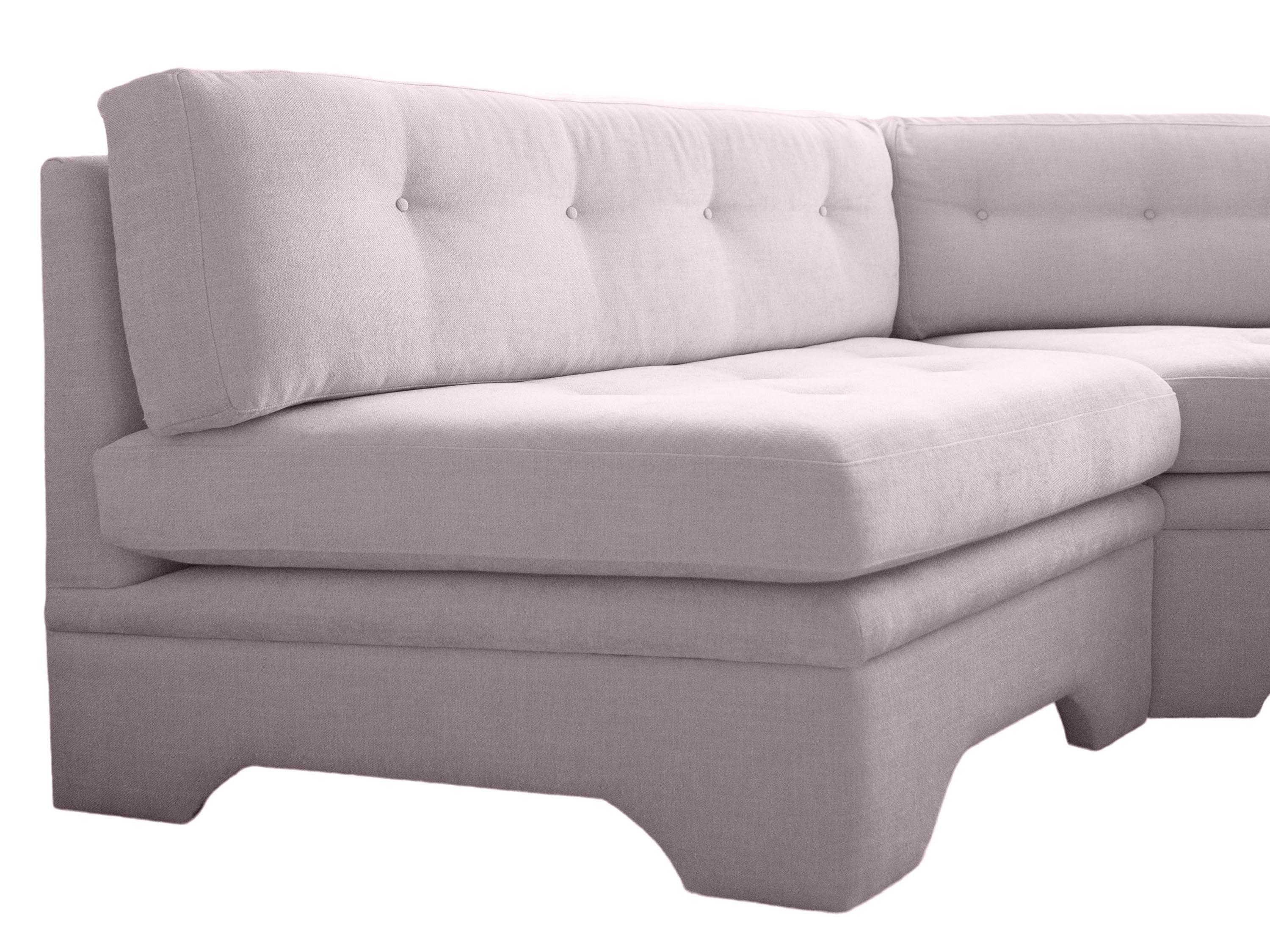 curved banquette sofa