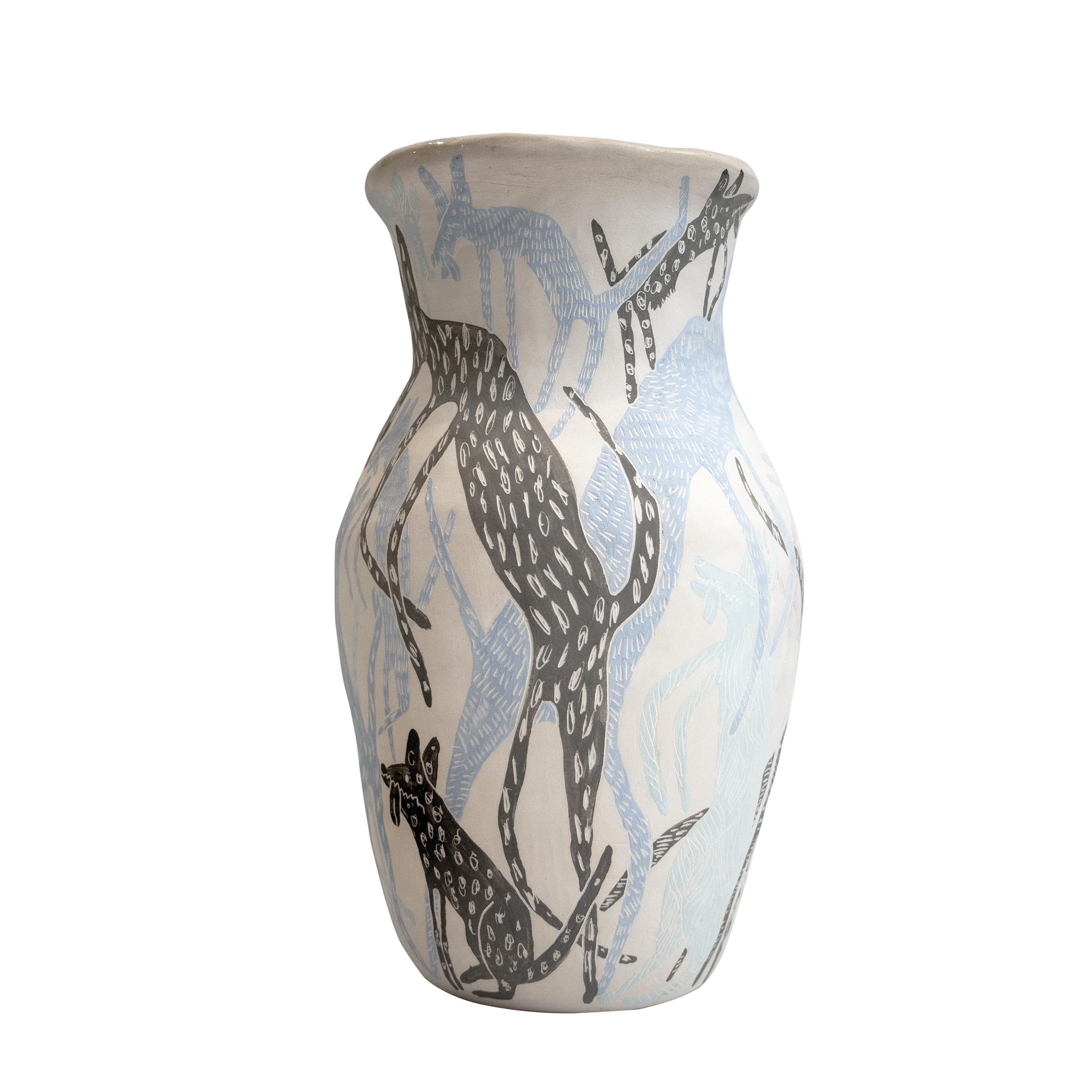 Fait main Vase artisanal « Stray Dogs » par « Love and Beauty », Espagne, 2022