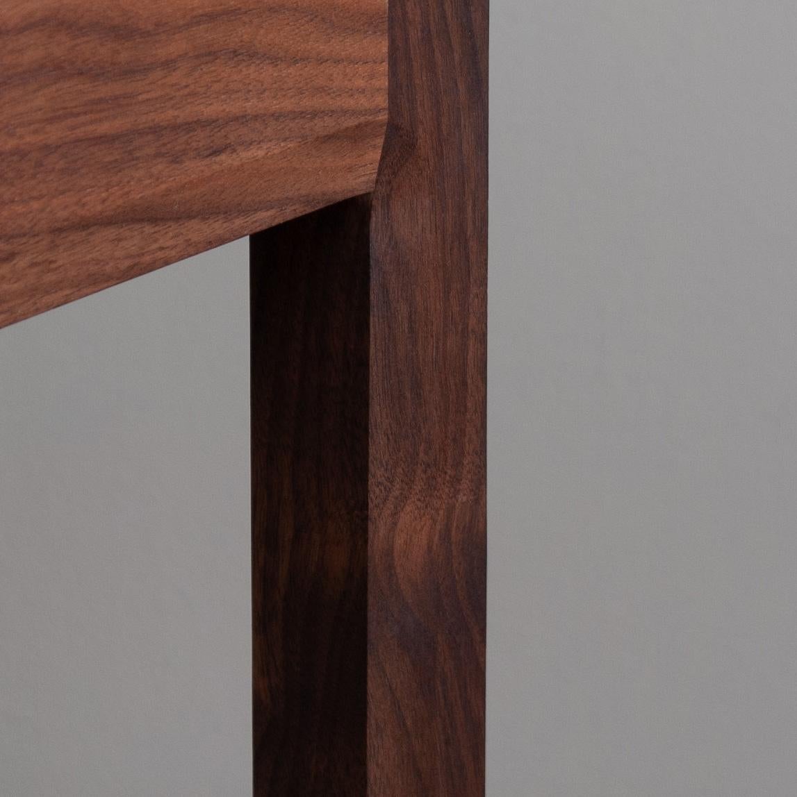 Handcrafted Walnut AMC Credenza Sideboard For Sale 3
