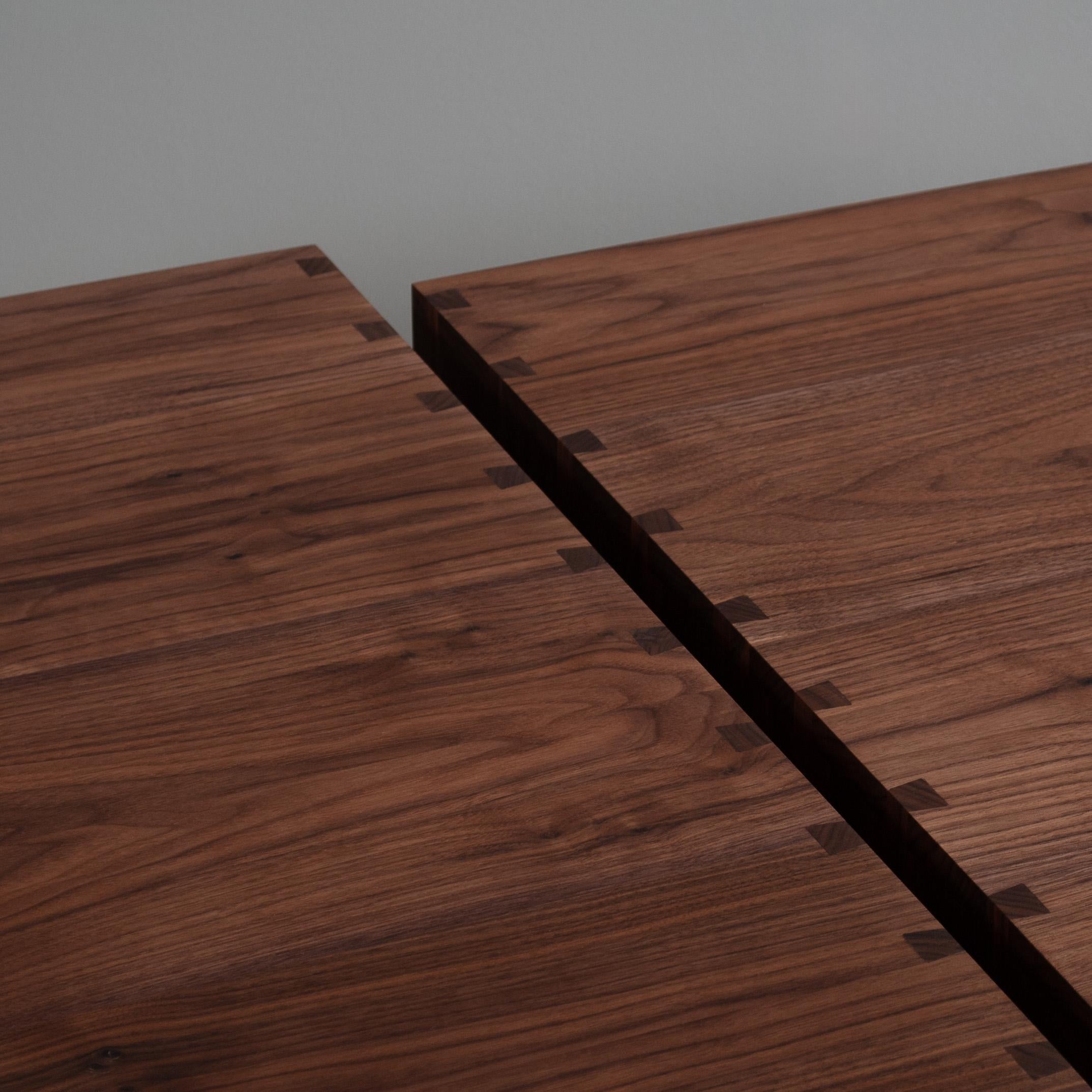 Handcrafted Walnut AMC Credenza Sideboard For Sale 5