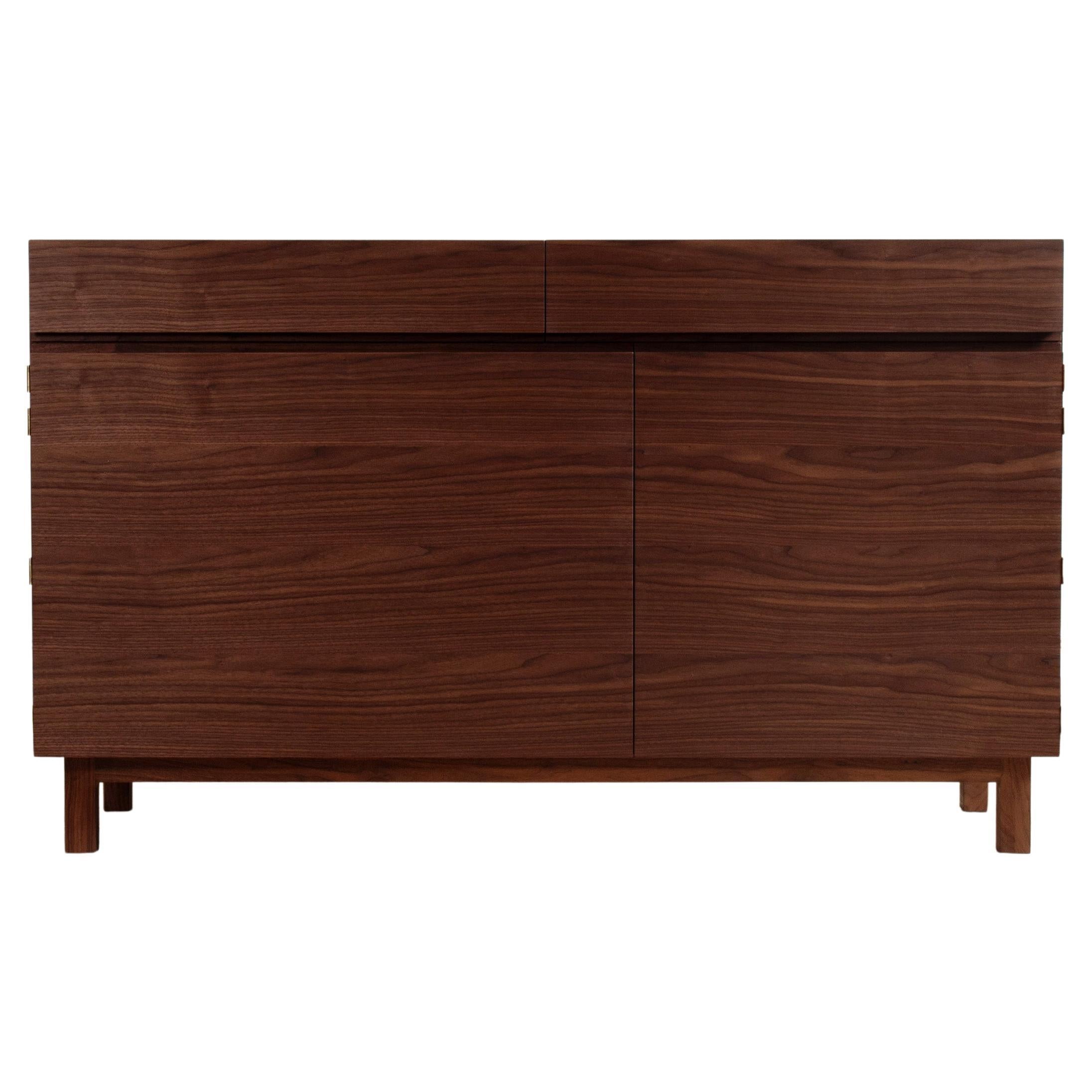 Handcrafted Walnut AMC Credenza Sideboard