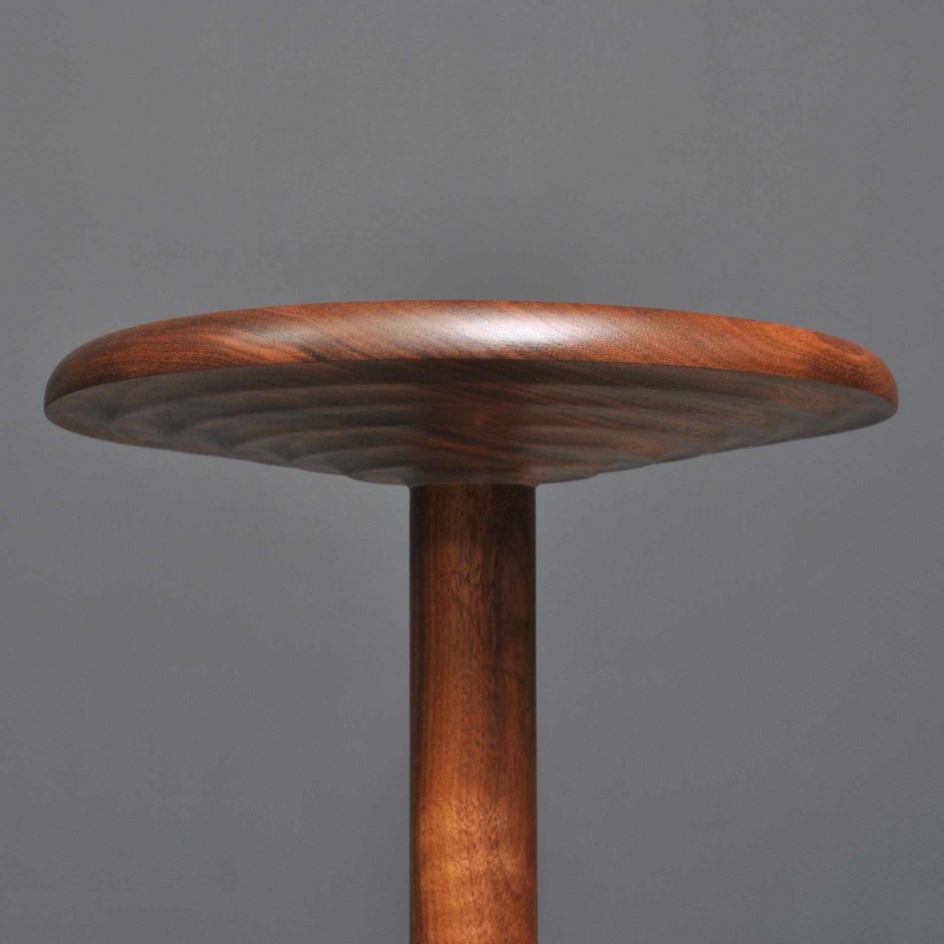 Handcrafted Walnut Modernist Side Drink Table For Sale at 1stDibs | walnut drink table, side ...