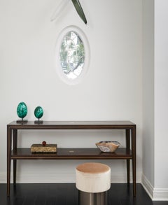 Walnut Server with Brass or Stainless Steel Inlays