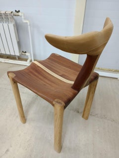 Handcrafted Whale Dining Chair in Solid Woods
