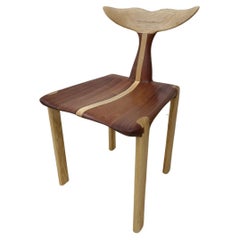 Handcrafted Whale Dining Chair in Solid Woods