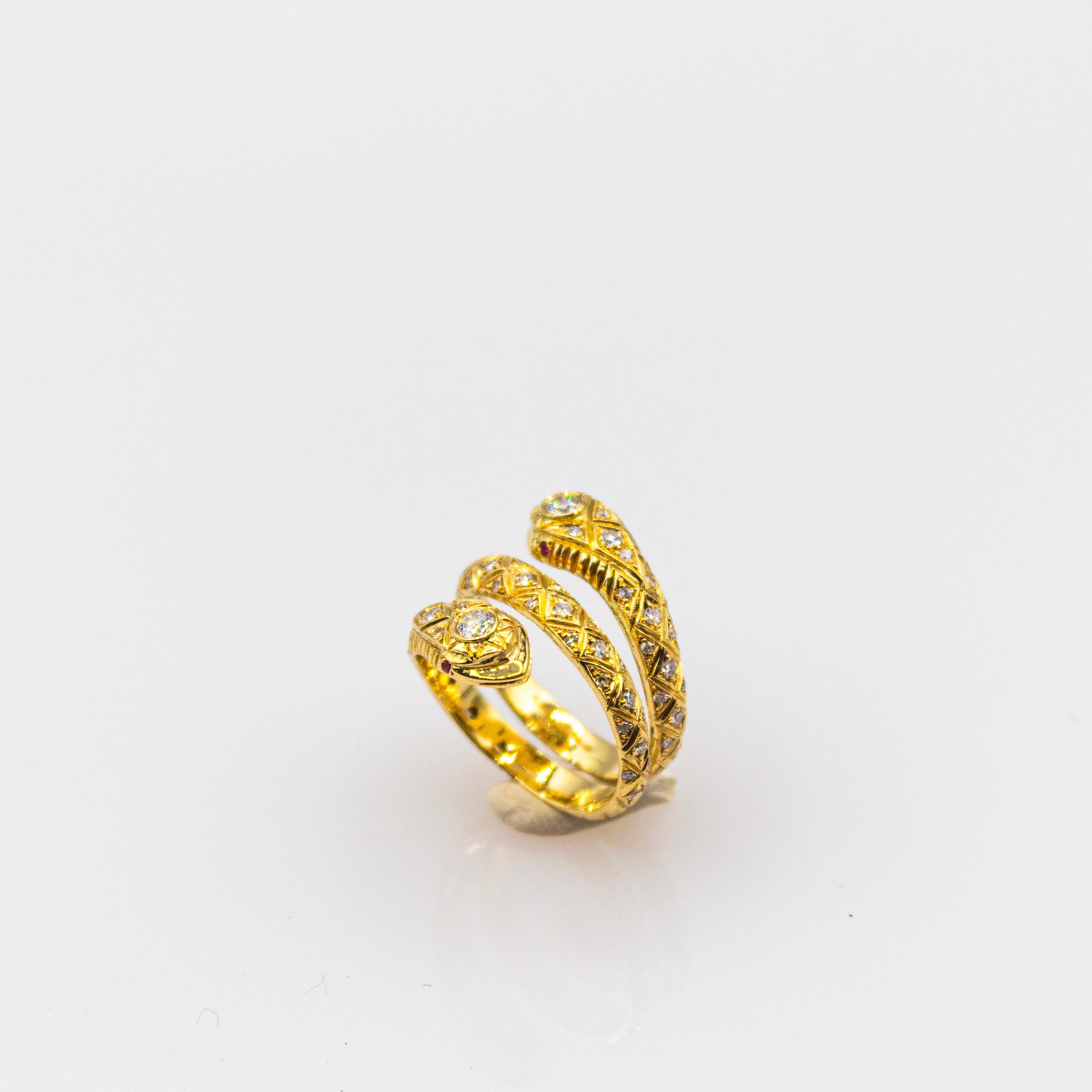 For any problems related to some materials contained in the items that do not allow shipping, please contact the seller with a private message to solve the problem.
We can ship every piece of our 1stdibs catalog worldwide.

This Ring is made of 14K