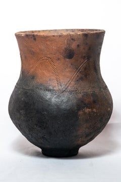 Handcrafted Wood-Ash Fired Clay Vase