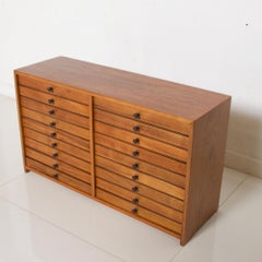 Vintage Dental Cabinet Massivholz Multi Drawer Jewelry Box Apothecary Chest