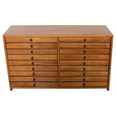 Retro Dental Cabinet Solid Wood Multi Drawer Jewelry Box Apothecary Chest