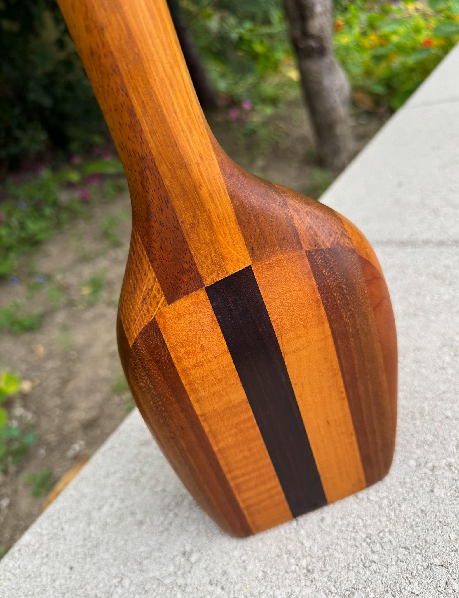 Vase en Wood artisanal, États-Unis, 1986 Bon état - En vente à San Juan Capistrano, CA