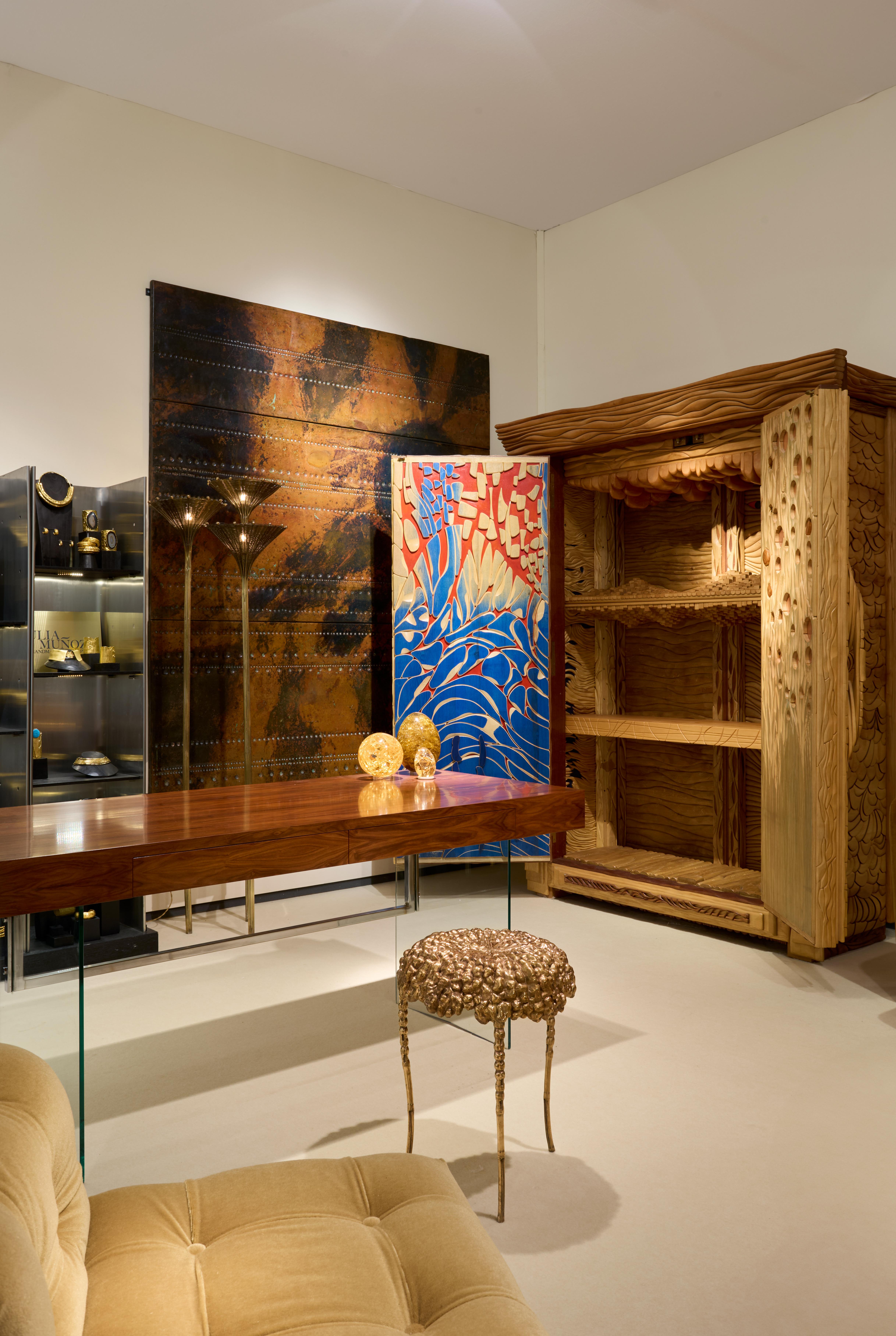 Armoire in legno realizzato a mano da Lucien Bénière in vendita 1