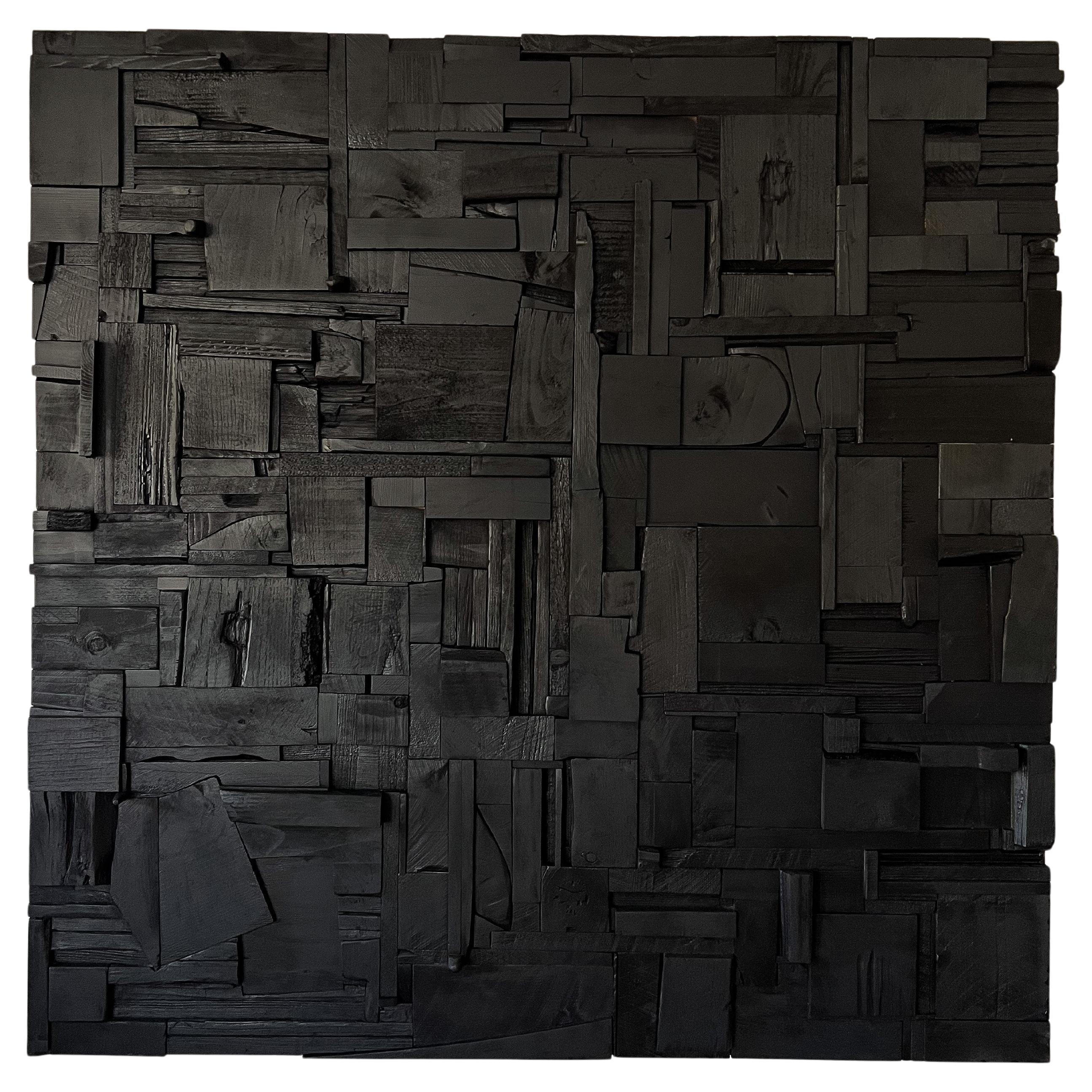 Large Scale Brutalist Collage Wall Sculpture