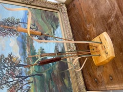 Handcrafted Wooden Cattail a Sculpture by Wood N' Things, Minnesota Studio Craft