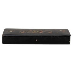 Scatola decorativa in legno realizzata a mano, di origine asiatica, design del XX secolo