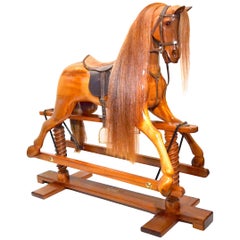 Handcrafted Wooden Rocking Horse by Geoff Martin