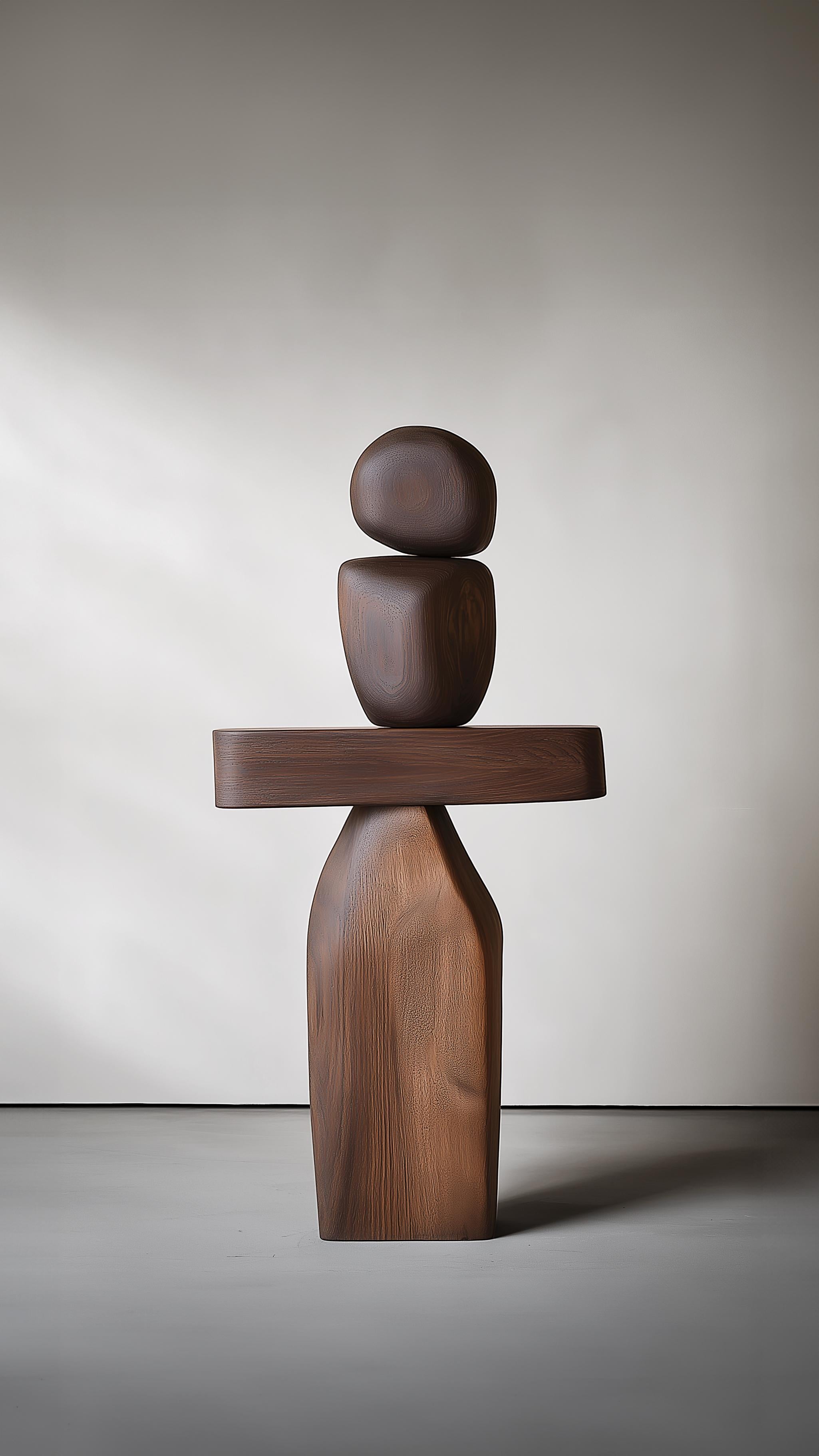 Moderno Scultura artigianale in legno Lull No111 - Arte contemporanea by NONO in vendita