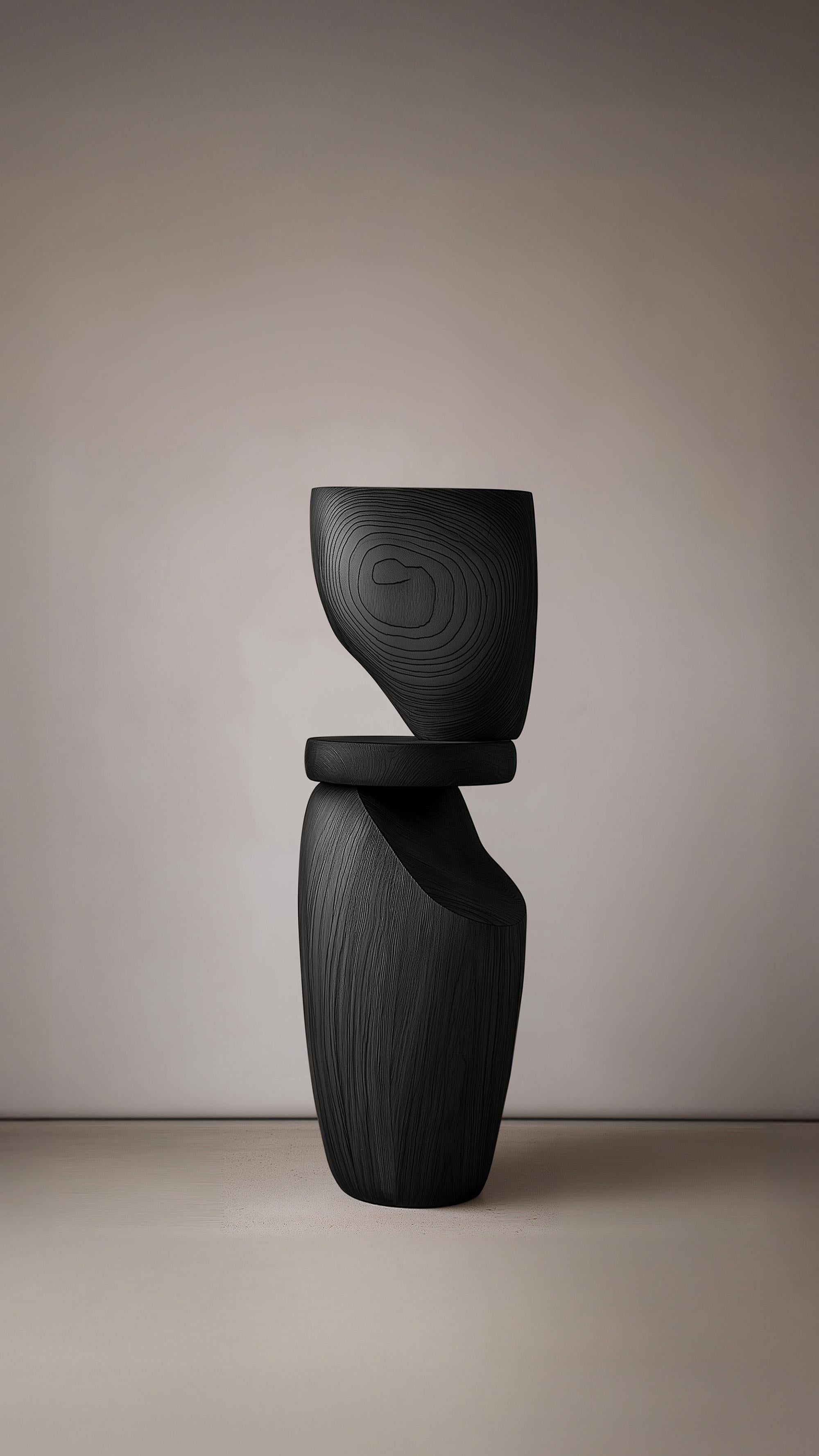 XXI secolo e contemporaneo Scultura artigianale in legno Lull No99 di NONO - Arte minimalista per interni in vendita