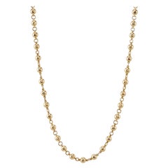 Handcrafted Mirella Necklace in 18K Yellow Gold by Single Stone