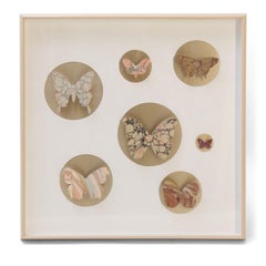 Handcut Marbleized Paper Butterfly Box