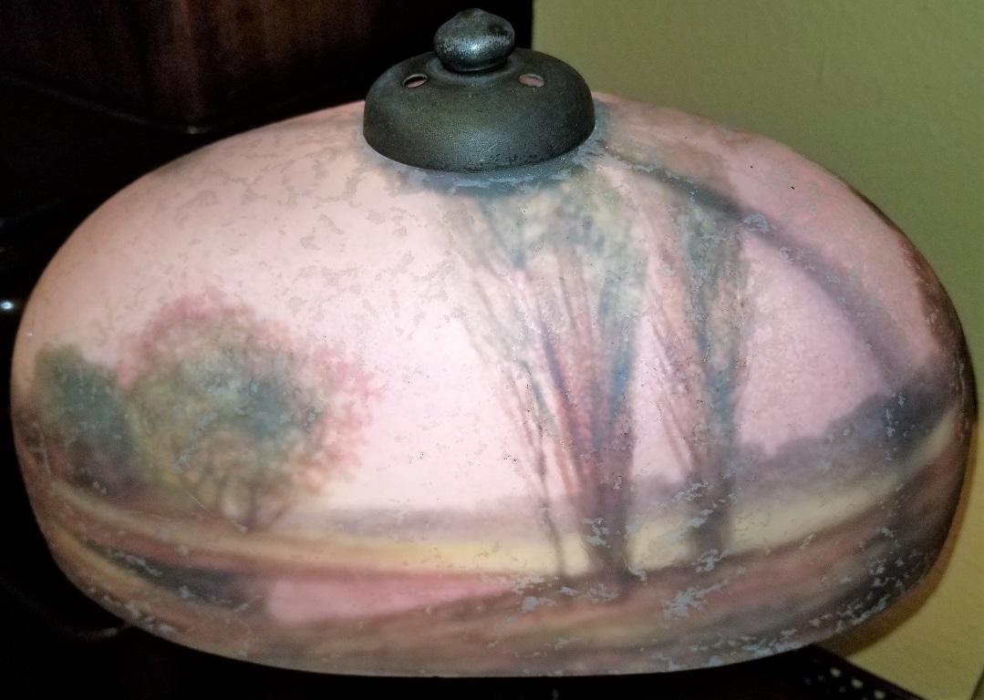 handel reverse painted lamps for sale