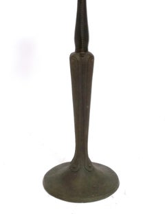 Handel Bronze Lamp with Mica Shade Arts and Crafts Mission Era