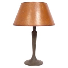 Handel Bronze Lamp with Mica Shade Arts and Crafts Mission Era