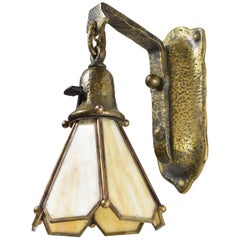 Antique Handel Sconce with Shade
