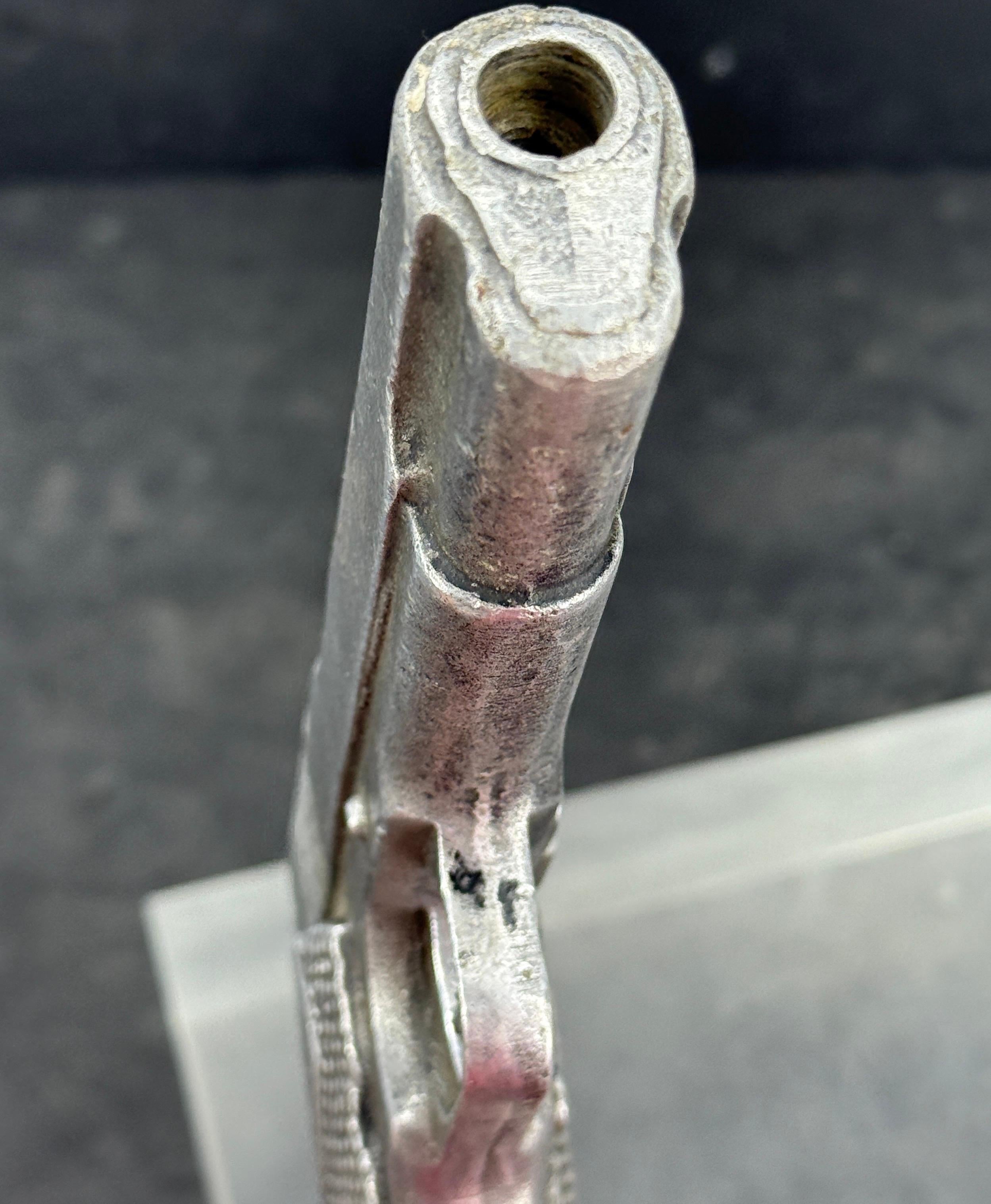 Handgun Sculpture Prop of Colt M1911 on Lucite Base For Sale 3