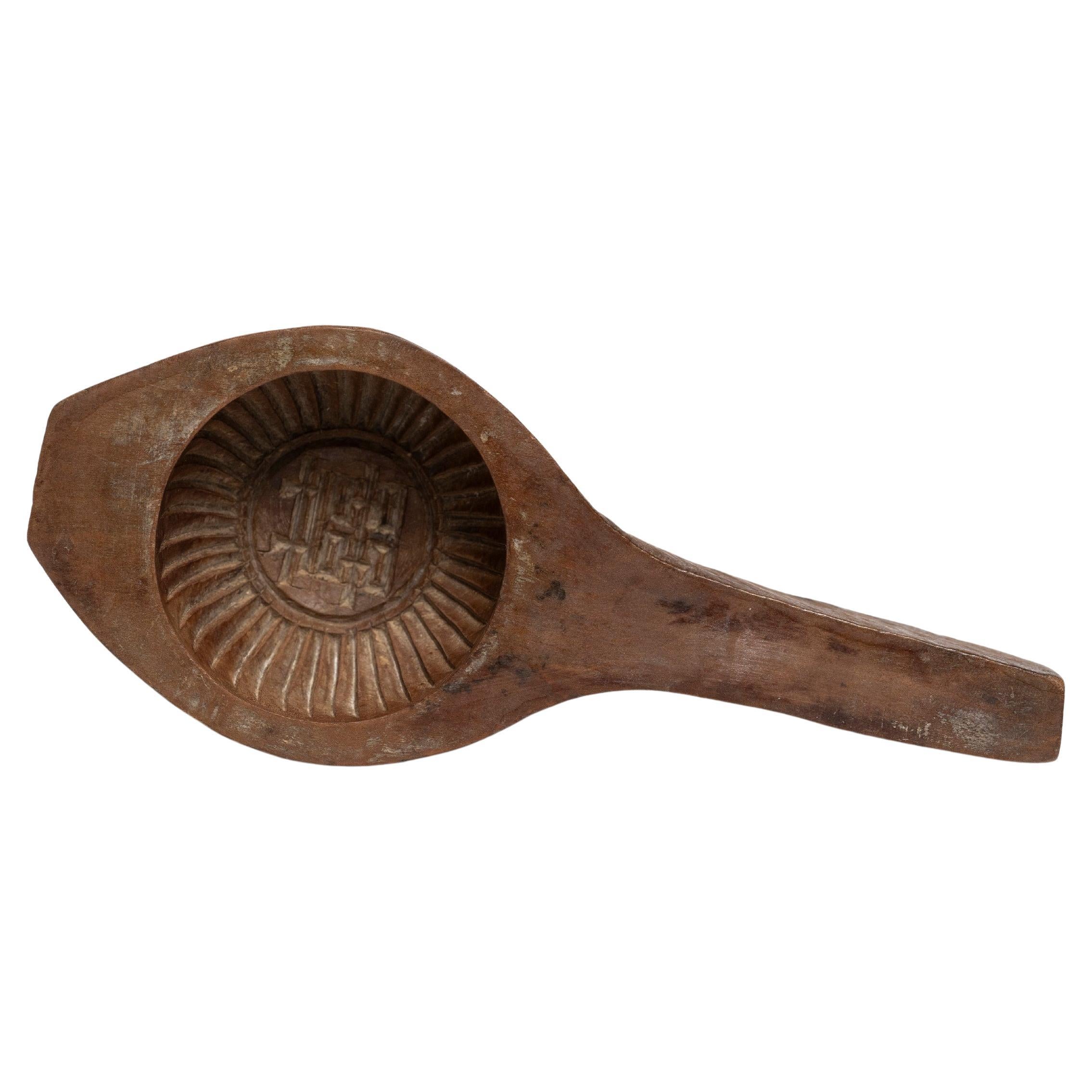 Handheld Chinese Mooncake Mold, c. 1900 For Sale