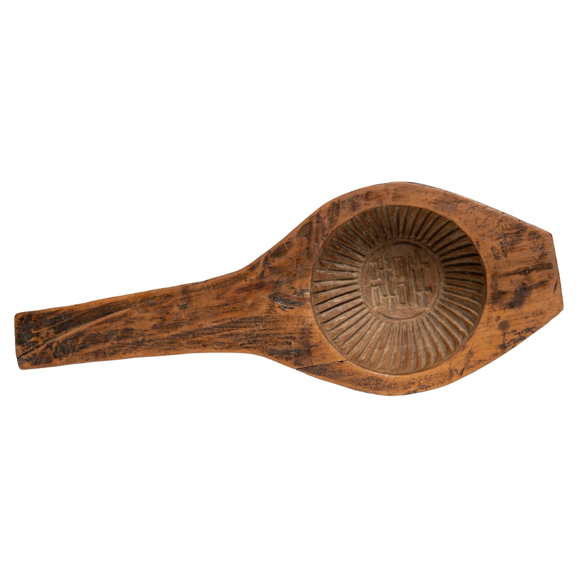 Handheld Chinese Mooncake Mold, c. 1900