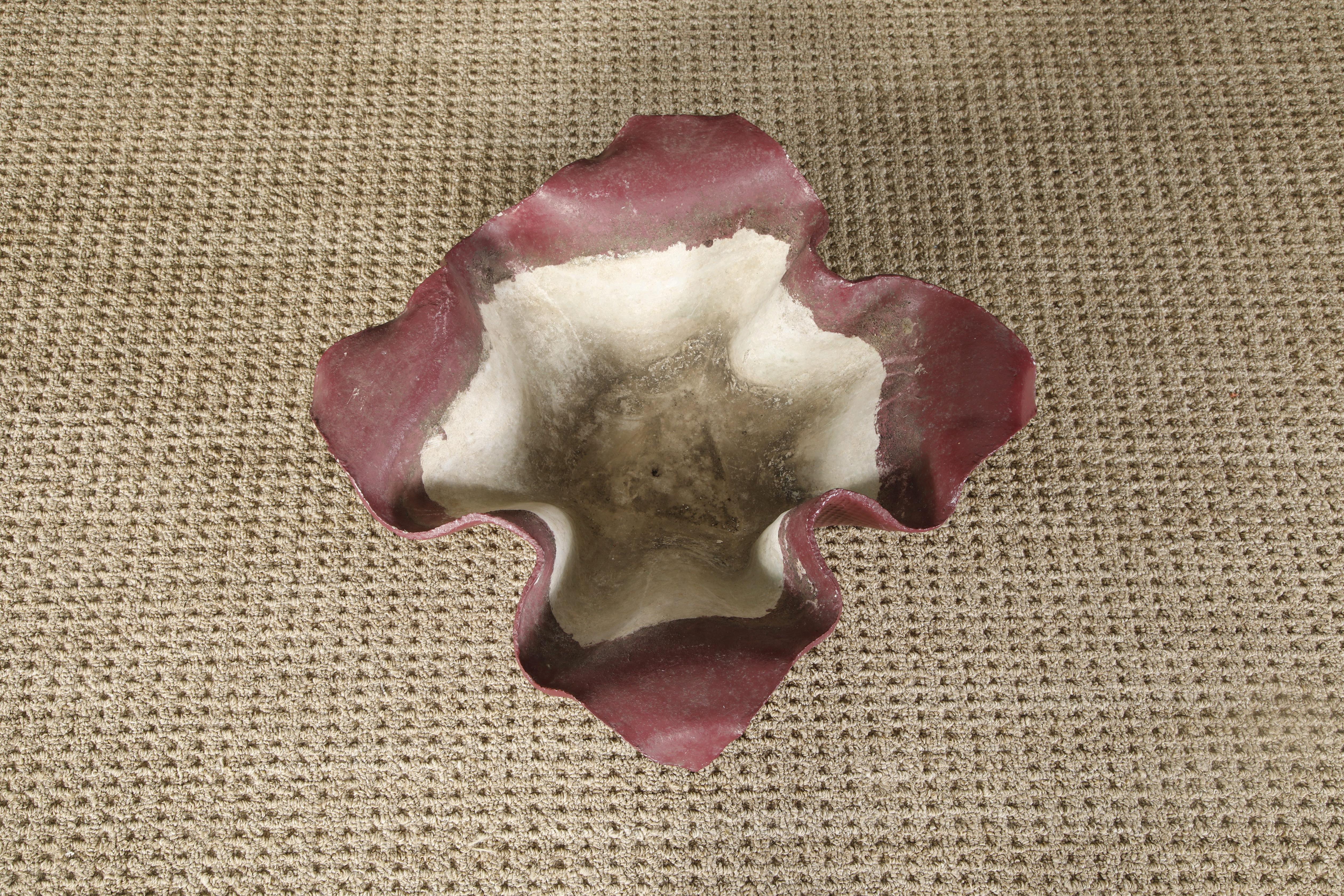 'Handkerchief' Concrete Planter in Red by Willy Guhl for Eternit, c. 1968 6