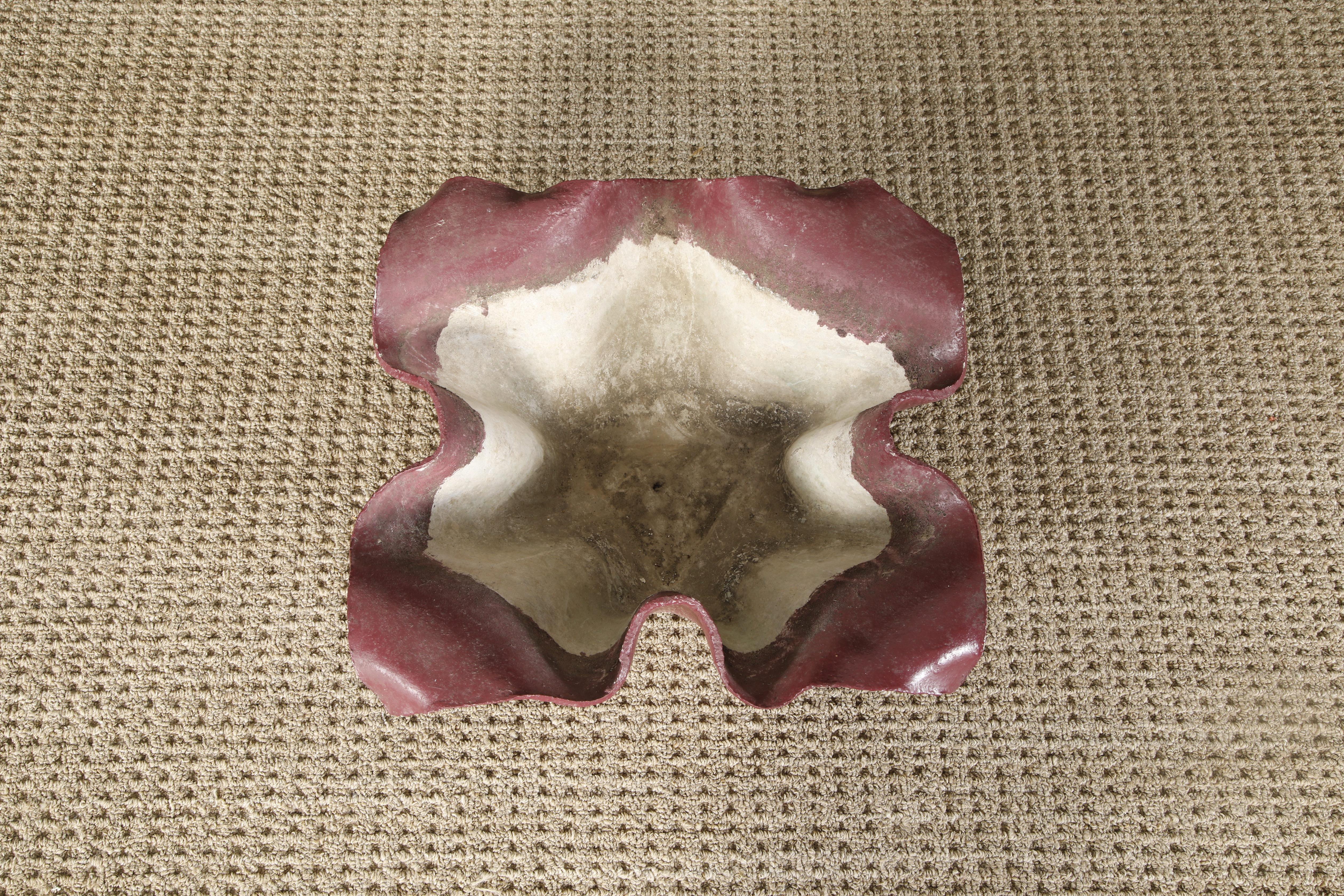 'Handkerchief' Concrete Planter in Red by Willy Guhl for Eternit, c. 1968 7