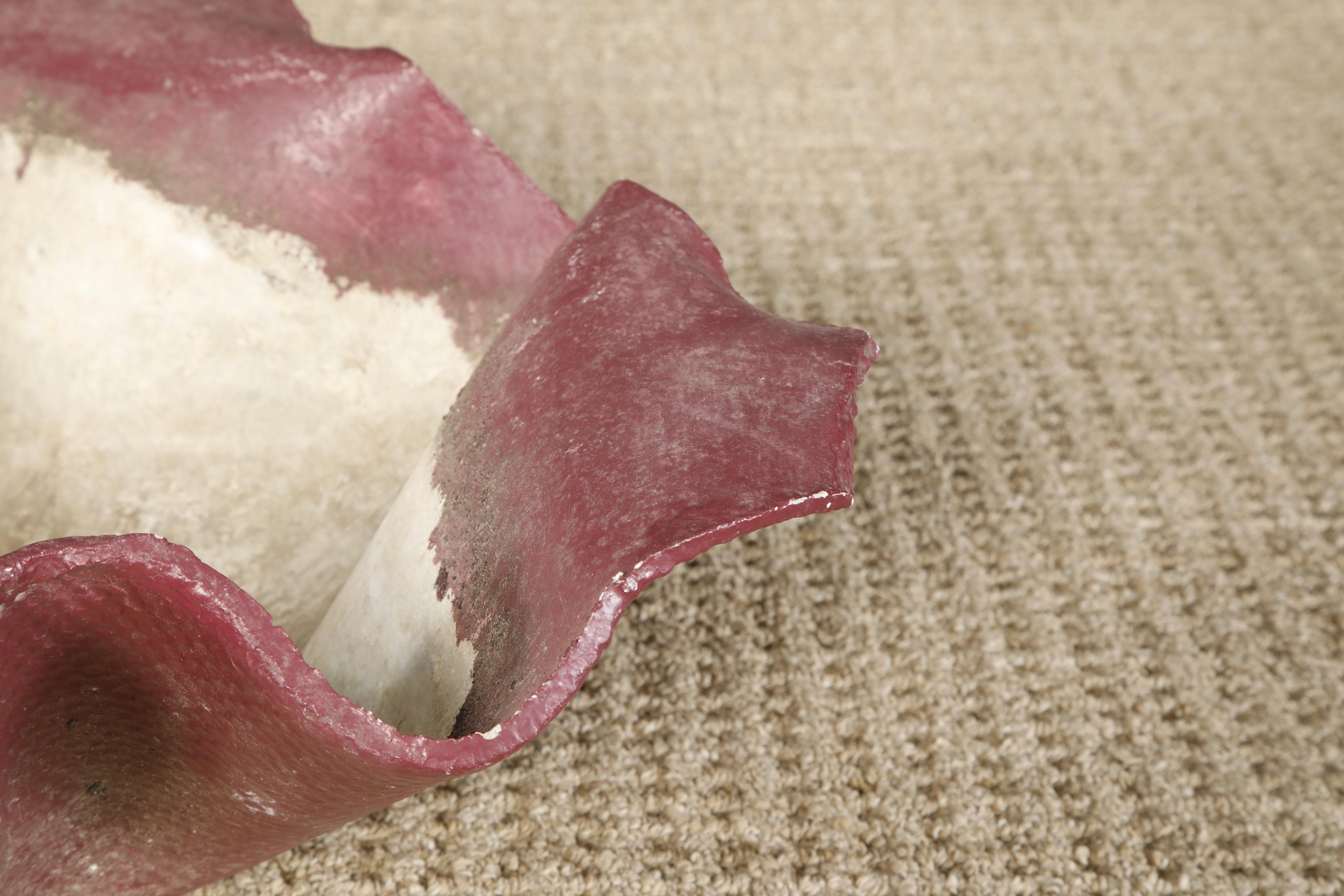 'Handkerchief' Concrete Planter in Red by Willy Guhl for Eternit, c. 1968 8