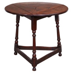 Antique Handkerchief Cricket Table