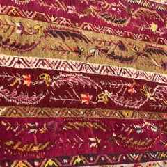 Handknotted 7' Foot Turkish Mudjur Carpet Wool Rug