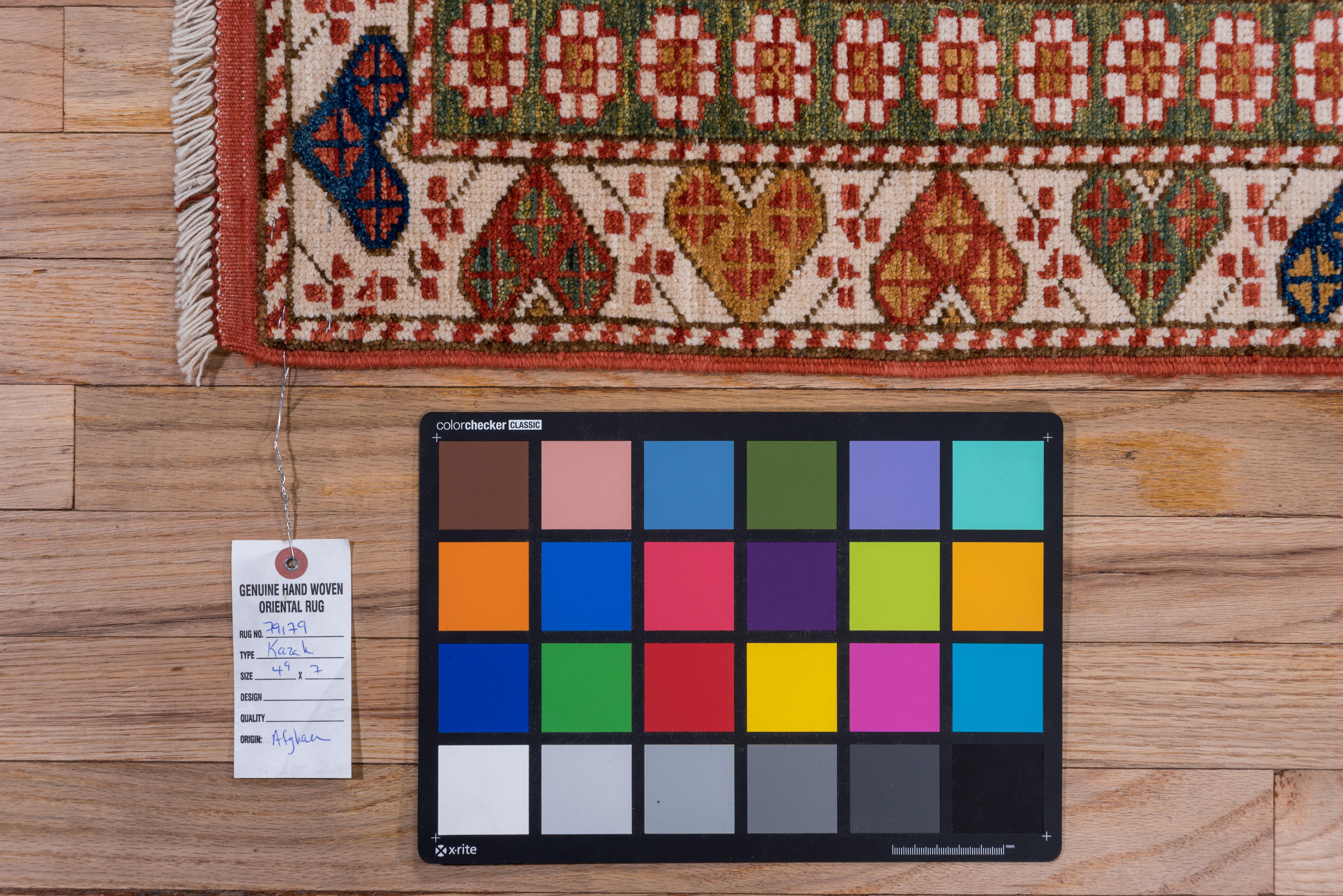 Colorful Caucasian Kazak Rug For Sale 1