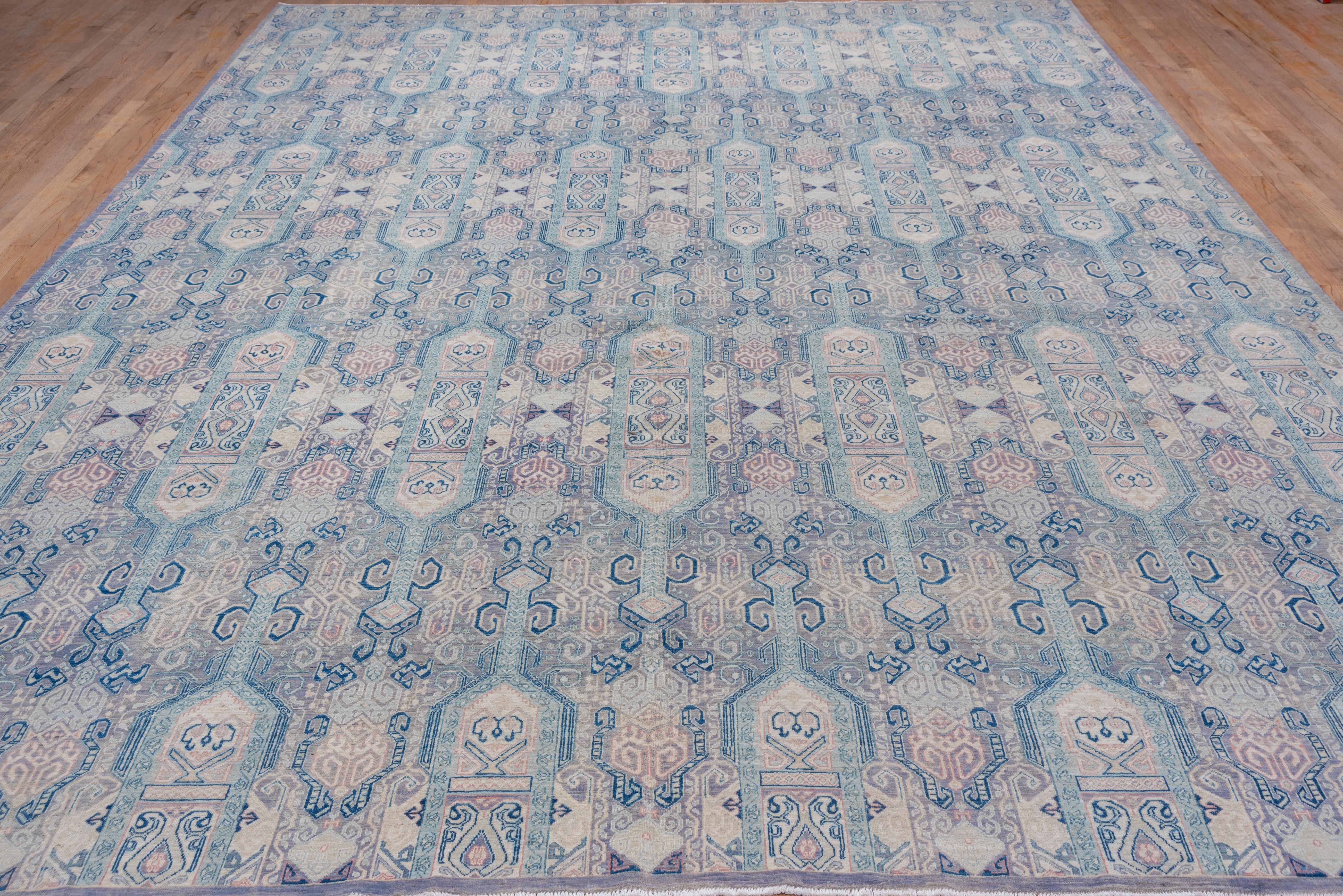 Hand-Knotted Hand Knotted Modern Contemporary Afghan Carpet