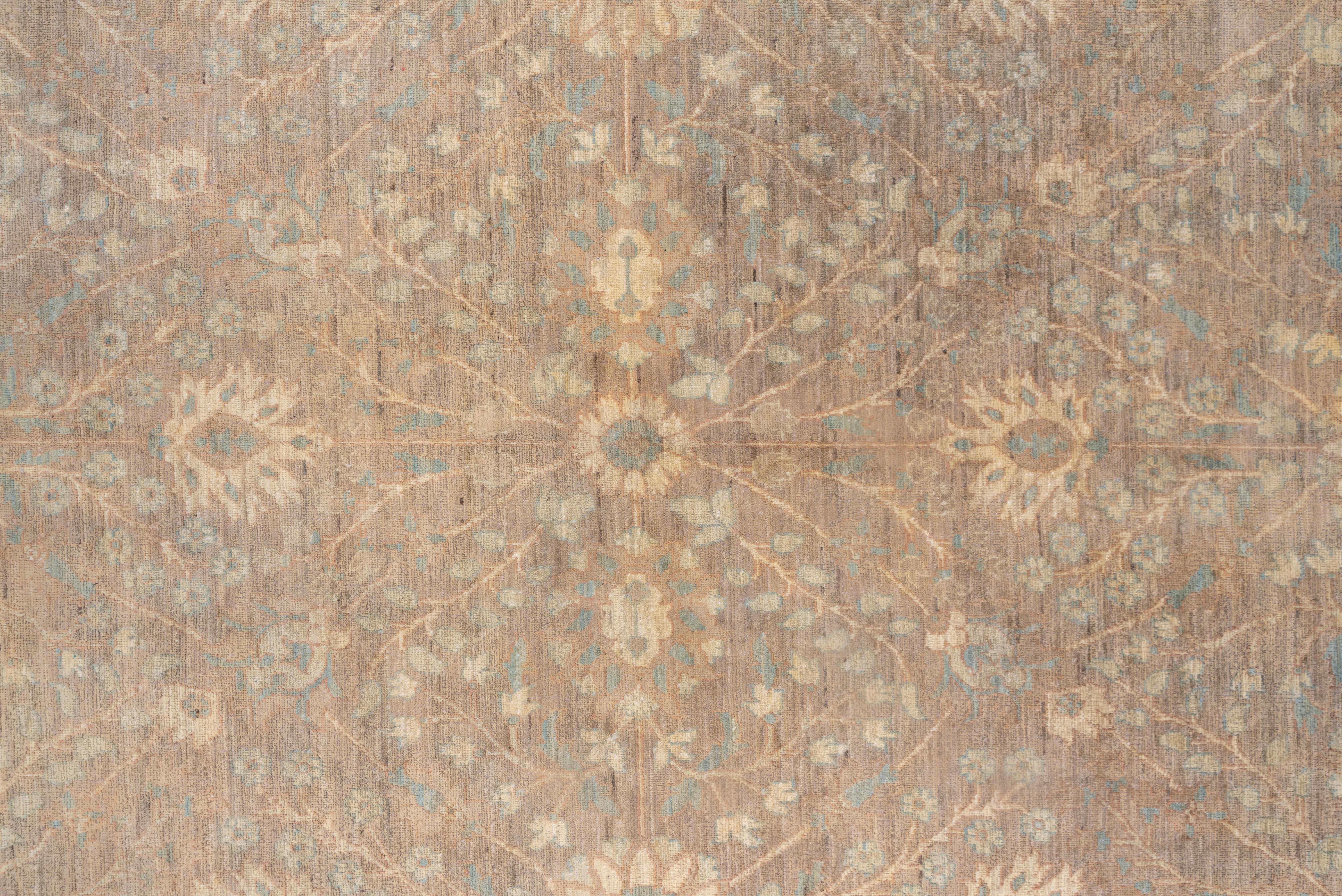 Contemporary New Neutral Sivas Carpet For Sale