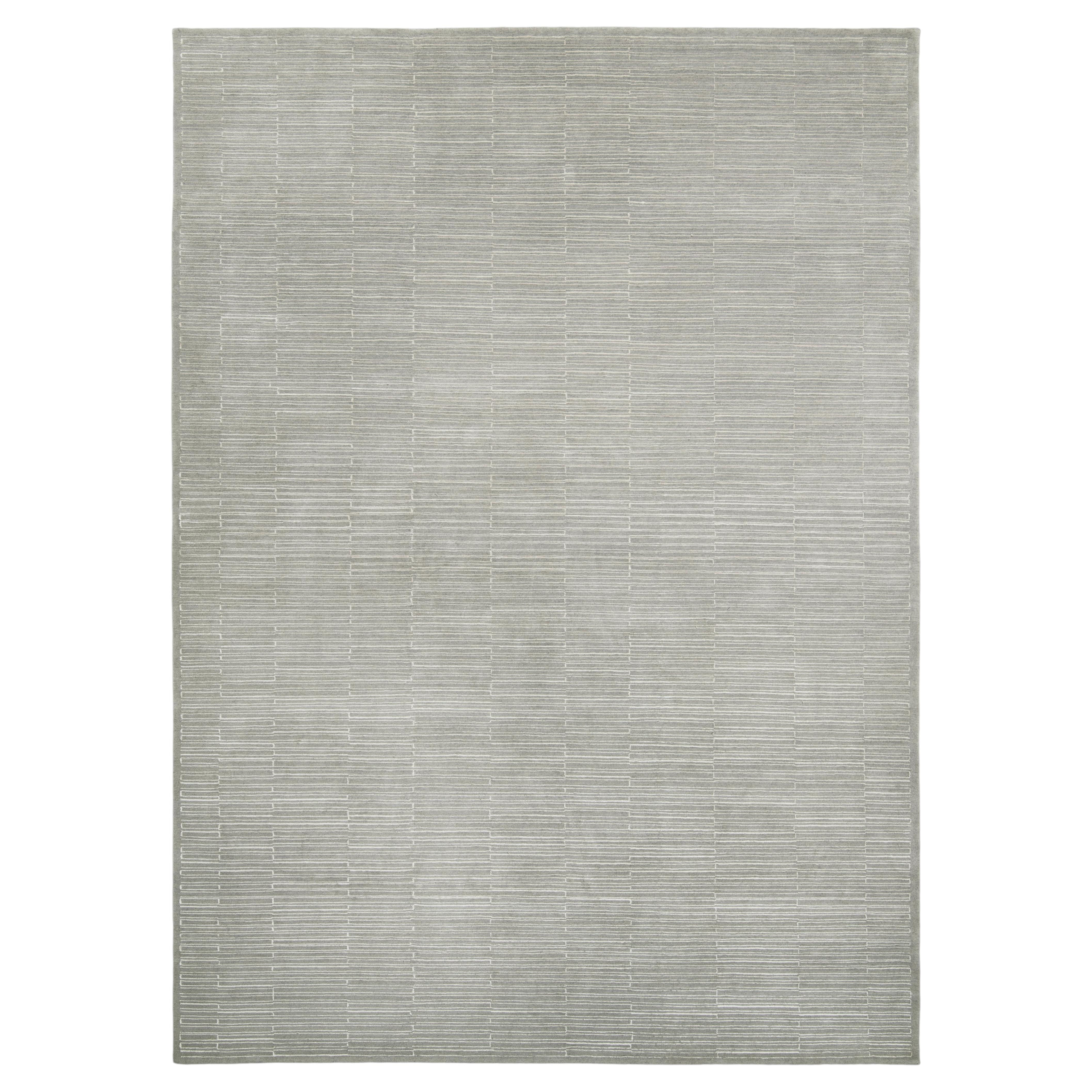 Hand-Knotted Oona LGR Rug by Kristiina Lassus in Wool & Bamboo Silk