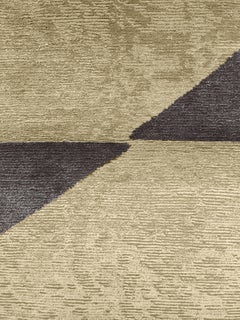 Handknotted Wool and Silk Rug, Komo DG by Kristiina Lassus