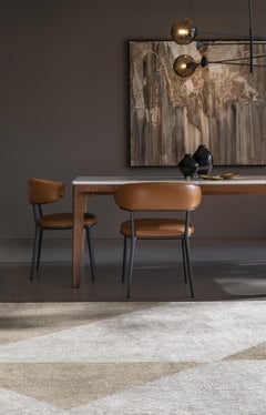 Handknotted Wool and Silk Rug, Komo SLT by Kristiina Lassus