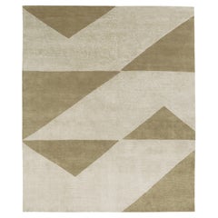 Handknotted Wool and Silk Rug, Komo SLT by Kristiina Lassus