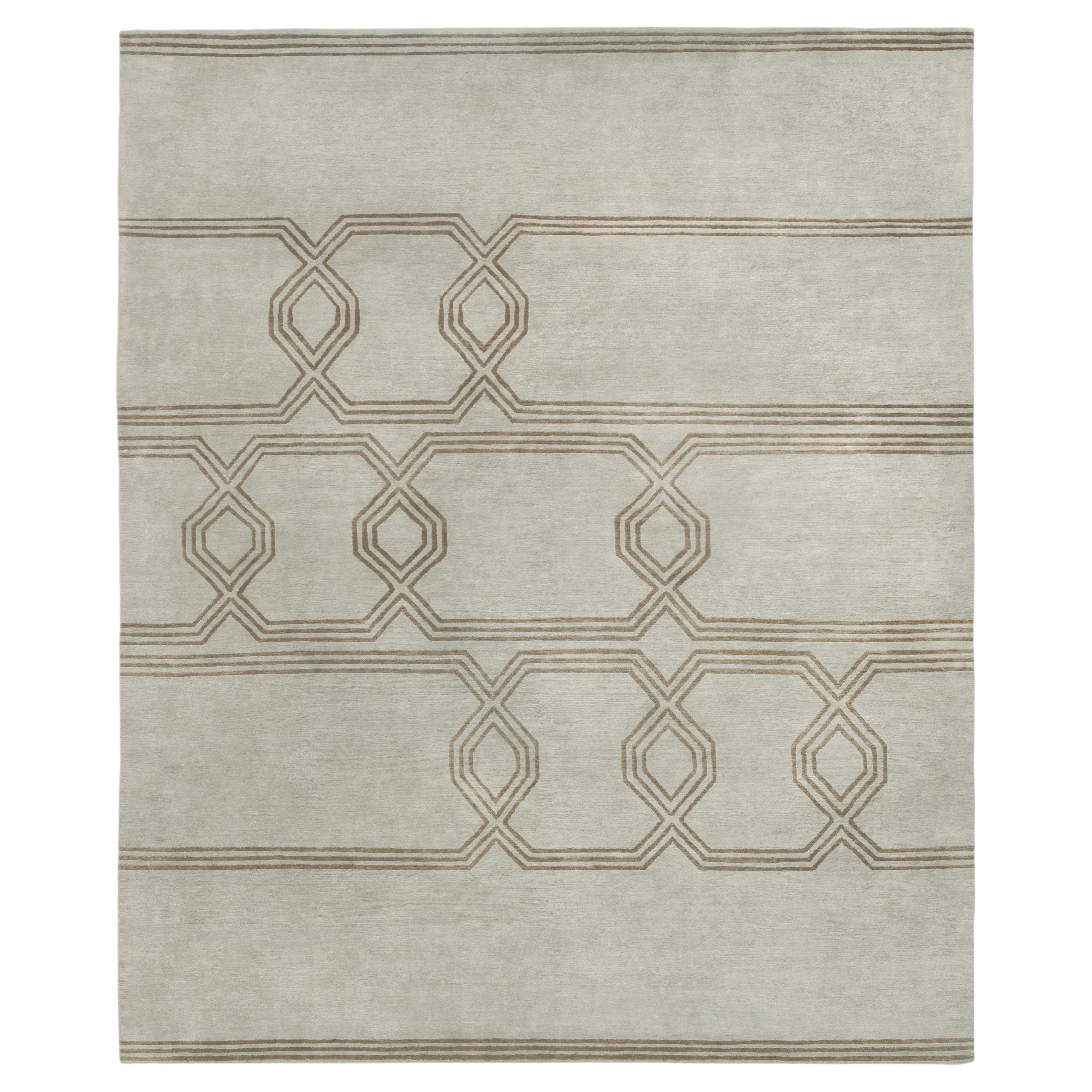 Hand-Knotted Koy SLT Rug by Kristiina Lassus, Wool & Silk, Modern For Sale