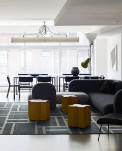 Handknotted Wool and Silk Rug, Loom DS by Kristiina Lassus