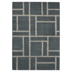 Handknotted Wool and Silk Rug, Loom DS by Kristiina Lassus